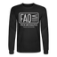 FAQ Long Sleeve - black