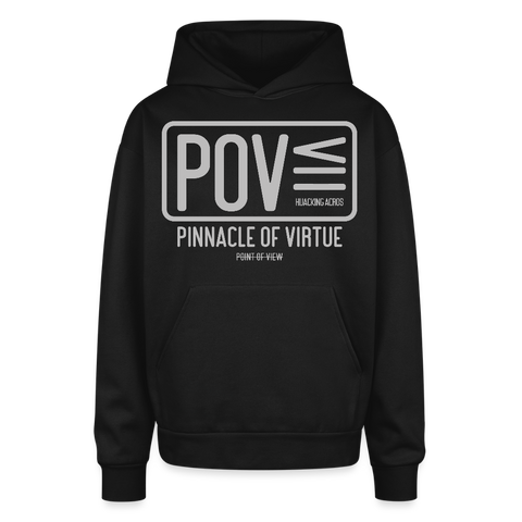 POV Oversized Hoodie - black