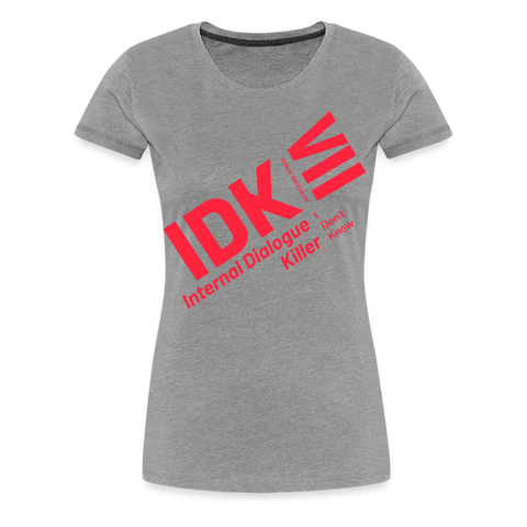 IDK Red Acro Tshirt - heather gray