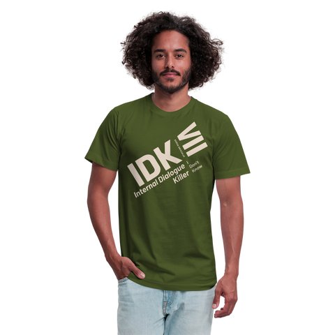 IDK Beige Acro Tshirt - olive