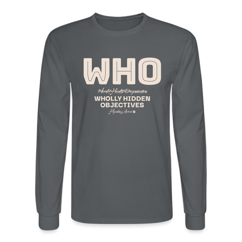 WHO Long Sleeve - charcoal