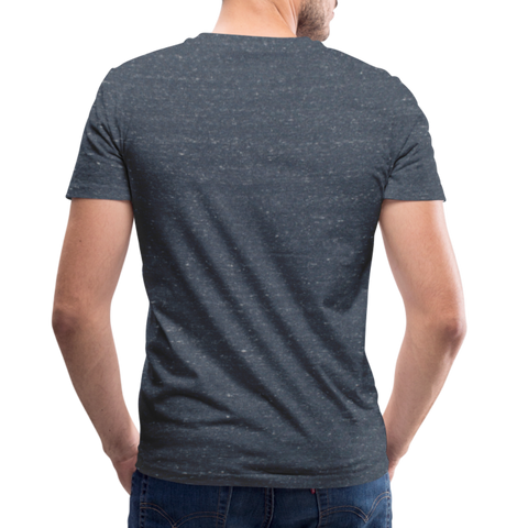 FUCK Beige Acro B&C V Neck - heather navy