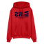 IRS Blue Acros Champion Hoodie - Scarlet