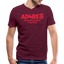 AD4BS Red Acros B&C V Neck - maroon