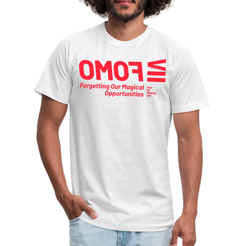 FOMO Red Acro B&C Tee - white