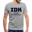 IDK V Neck - heather gray