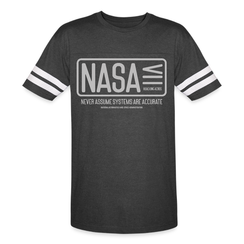 NASA Tee - vintage smoke/white