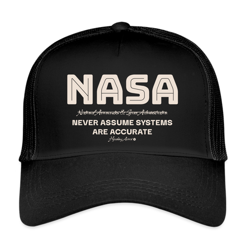 NASA Vintage Hat - black/black