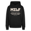 MILF Oversized Hoodie - black