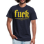 FUCK Yellow Acro B&C Tee - navy