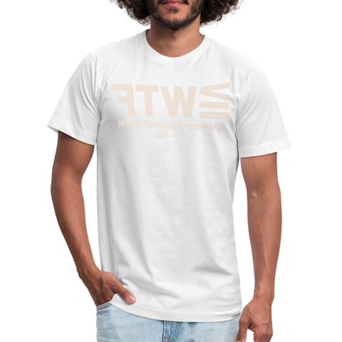 WTF Beige Acro B&C Tee - white