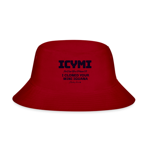 ICYMI Bucket Hat - red