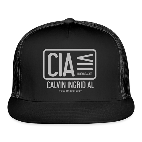 CIA Truckers Hat - black/black
