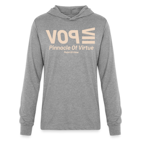 POV Beige Acro B&C Long Sleeve - heather grey