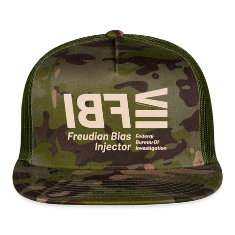 FBI Beige Acros Tuckers Hat - MultiCam\green