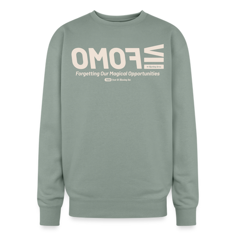 FOMO Beige Acro Oversized Sweat - sage