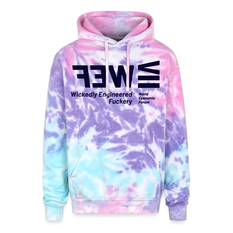 WEF Blue Acro Hoodie - cotton candy