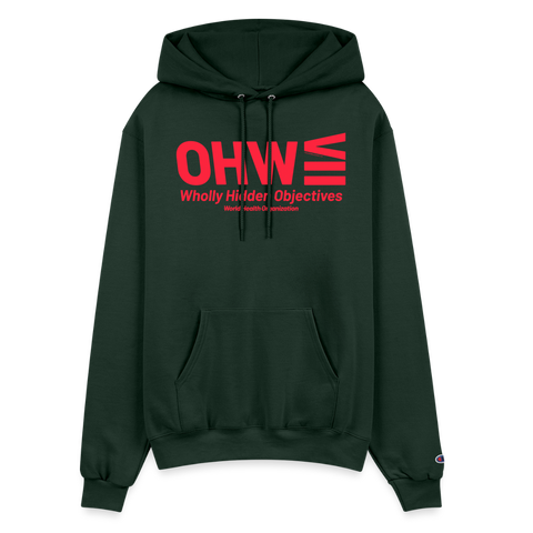 WHO Red Acro Champion Hoodie - Dark Green