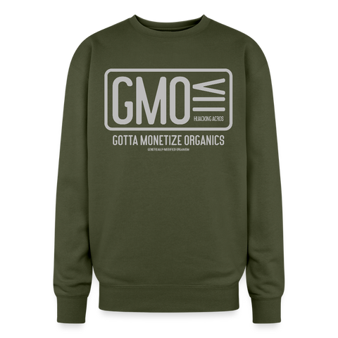 GMO Oversized Sweatshirt - olive green