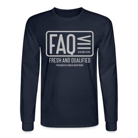 FAQ Long Sleeve - navy