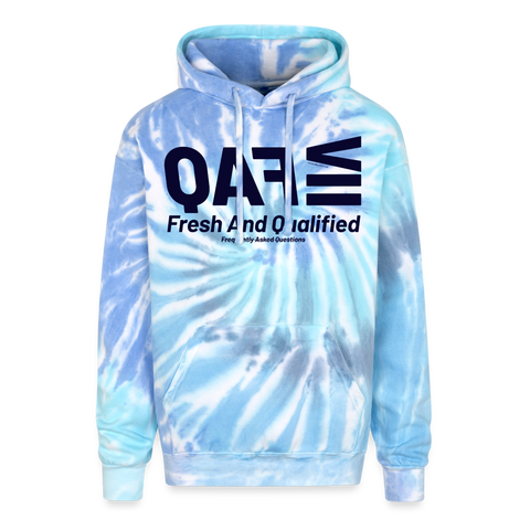 FAQ Blue Acro Hoodie - blue lagoon