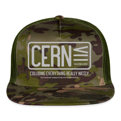 CERN Trucker Hat - MultiCam\green