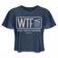 WTF Cropped (W) - heather navy