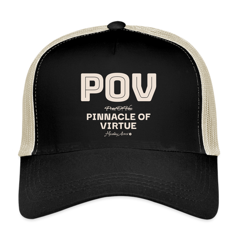 POV Vintage Hat - black/oyster