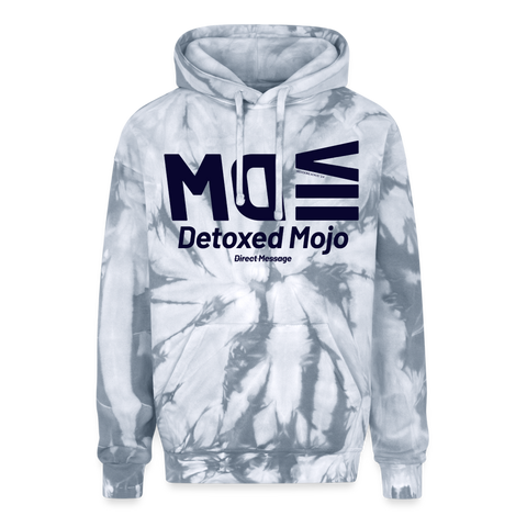 DM Blue Acro Hoodie - spider silver