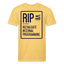 RIP Tee - pastel yellow