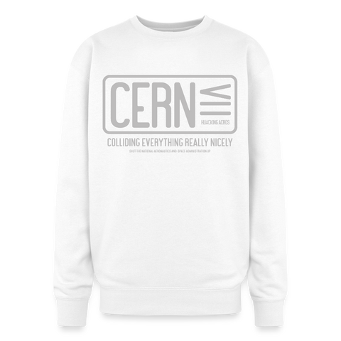 CERN Oversized Sweatshirt - white