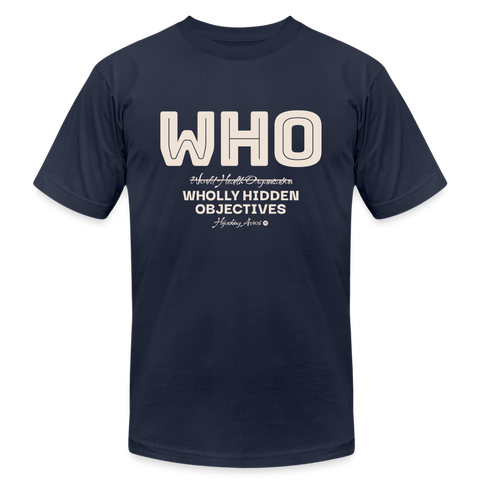 WHO Tee - navy