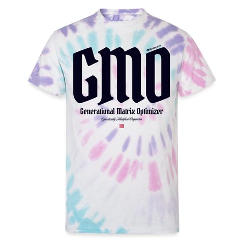 GMO Blue Acro Tee - Pastel Spiral