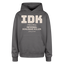 IDK Oversized Hoodie - graphite gray