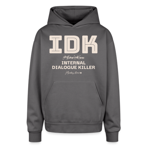 IDK Oversized Hoodie - graphite gray