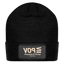 POV Beige Acro Beanie - black