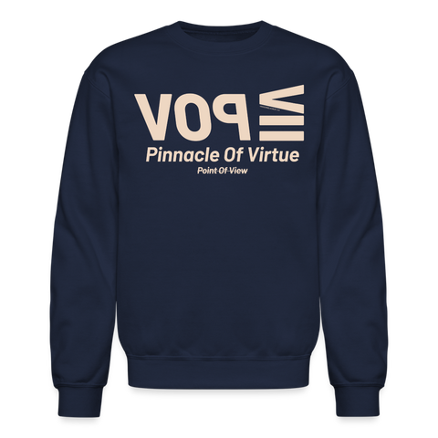 POV Beige Acro Sweat - navy