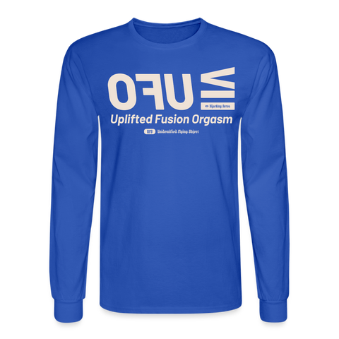 UFO Beige Acro Long Sleeve - royal blue