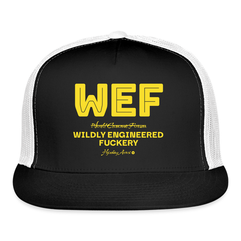 WEF Trucker Hat - black/white