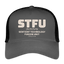 STFU Vintage Hat - smoke grey/black