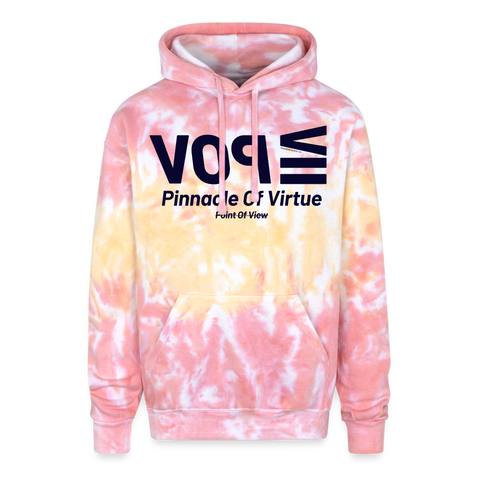 POV Beige Acro Tie Dye Sweat - funnel cake