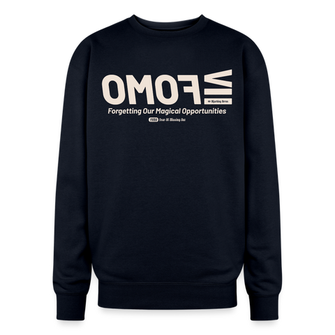 FOMO Red Acro Oversized Hoodie - navy