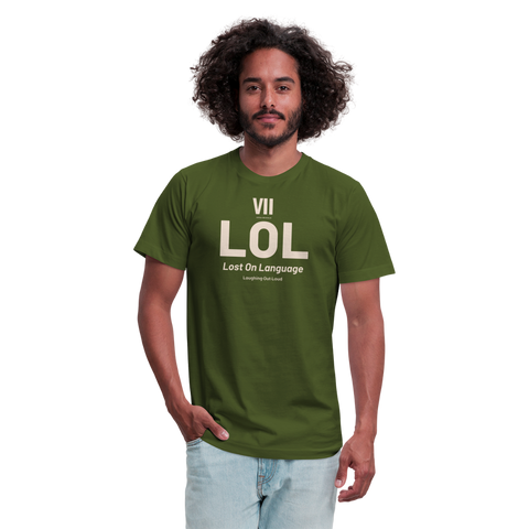 LOL Beige Acro Tshirt - olive