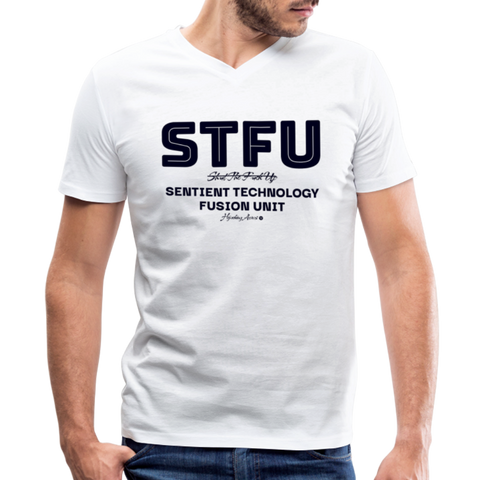 STFU V Neck - white