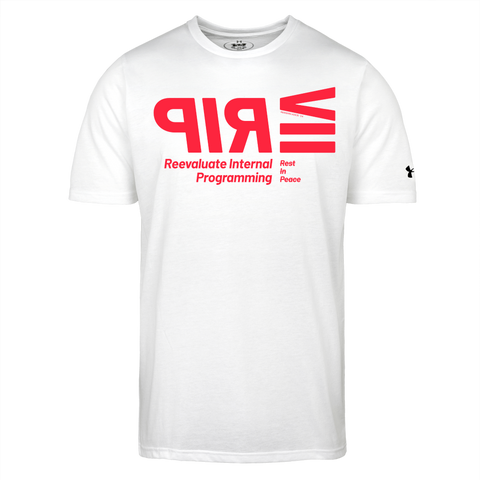 RIP Red Acro Under Armor Tee - white