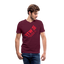 WTF Red Acro V Neck - maroon