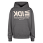 IDK Beige Acro Oversized Hoodie - graphite gray