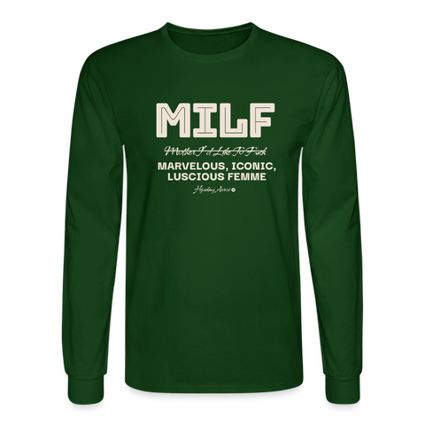 MILF Long Sleeve - forest green