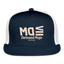 DM Beige Acro Truckers Hat - navy/white