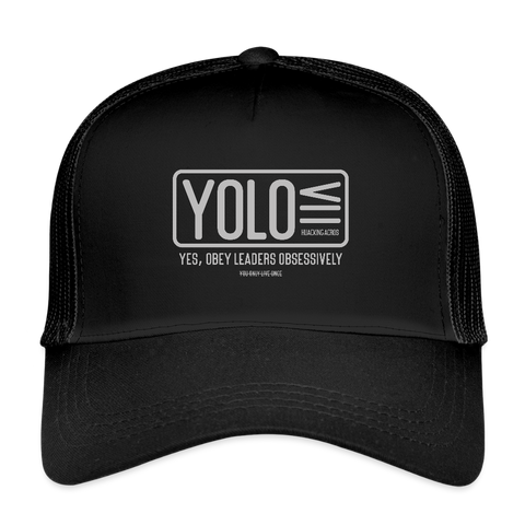 YOLO Vintage Hat - black/black